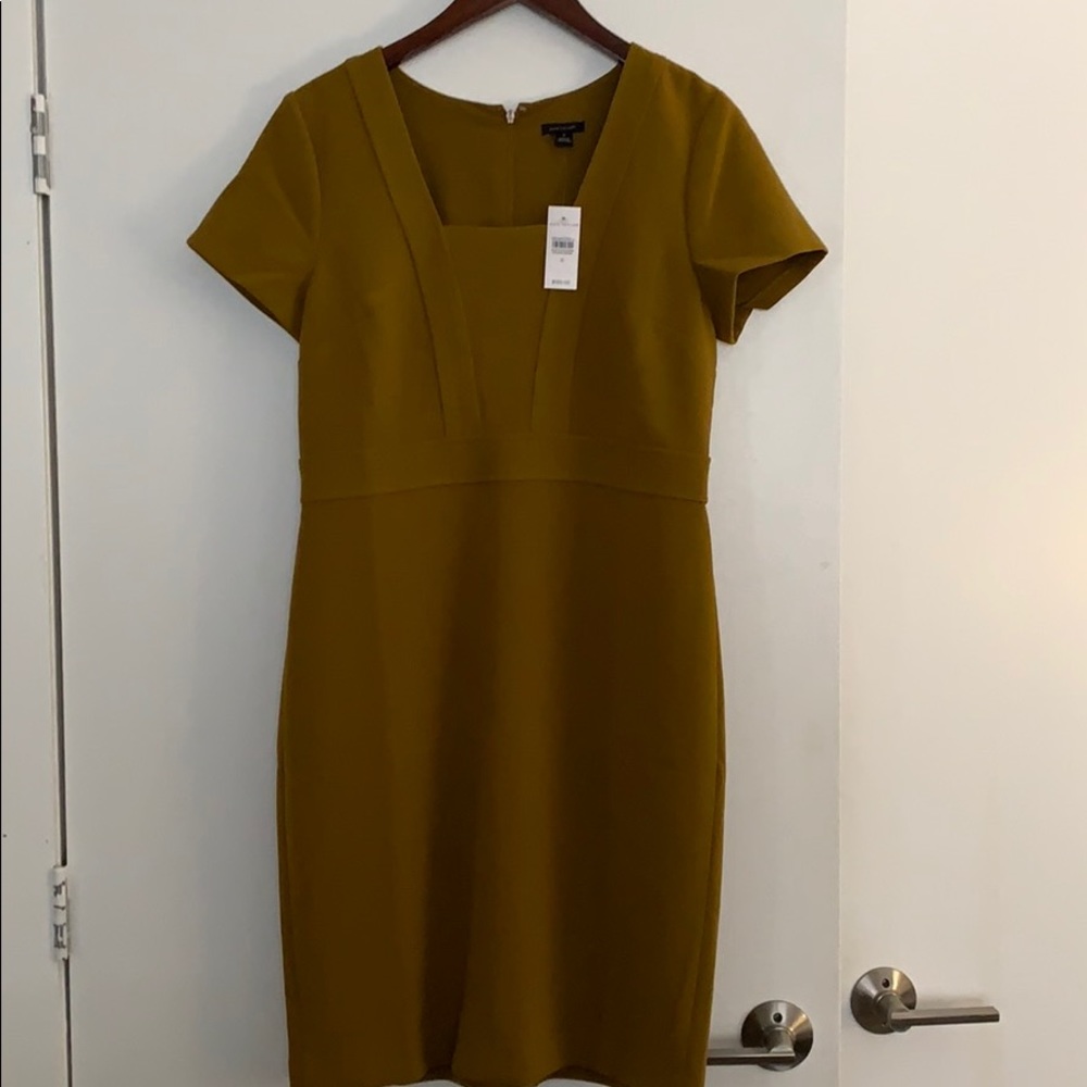 NWT Ann Taylor mustard dress size 8